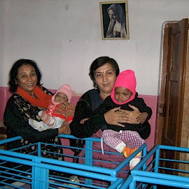 Visit to Nirmal Hriday and Shishu Bhavan