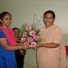 Welcoming Sister Mridula