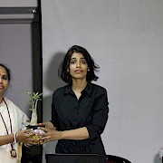 A memento from ASHA to Jane D'Souza