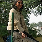 Her smile says it all!! Watching her work her way up those stairs made us all smile a lot!!